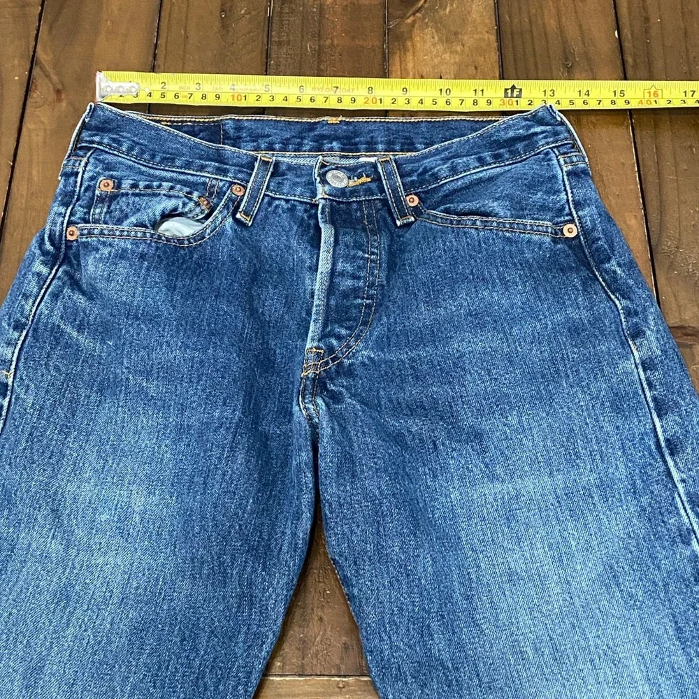 Vintage Levi's 501 XX Jeans W28 L30 Made in Mexico Button Fly 100% Cotton 2006